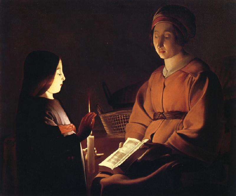 unknow artist The Education of the virgin